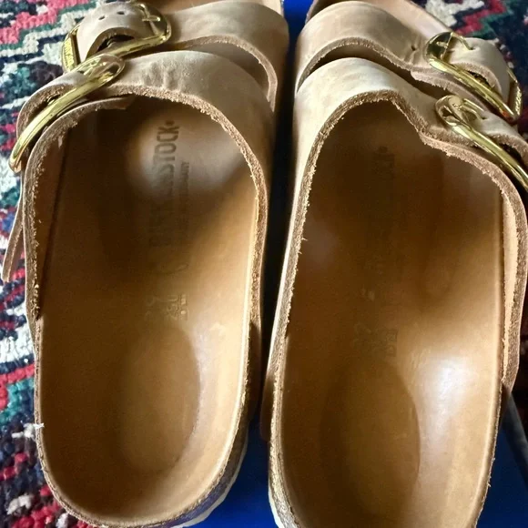 Birkenstock Arizona Big Buckle in Cognac - Picture 4 of 11